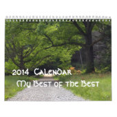 2014カレンダーベストの私のベスト カレンダー (カバー)