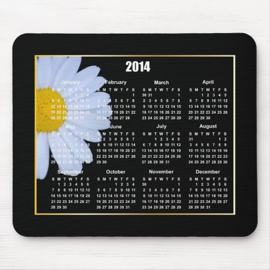2014カレンダー マウスパッド (正面)