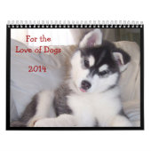 2014カレンダー-犬の愛のための… カレンダー (カバー)