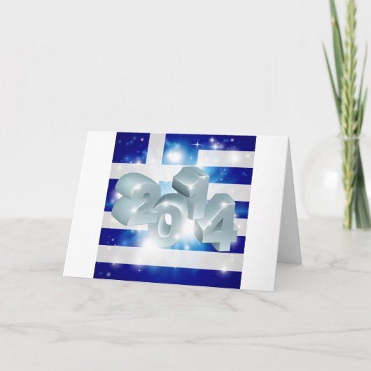 2014ギリシャ国旗 シーズンカード (正面)