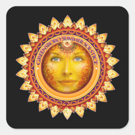 2014グリーンズボロ夏至フェスティバル土産 スクエアシール