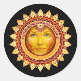 2014グリーンズボロ夏至フェスティバル土産 ラウンドシール