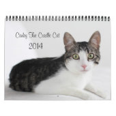 2014コルクのよう揺りかご猫のカレンダー カレンダー (カバー)