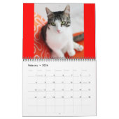 2014コルクのよう揺りかご猫のカレンダー カレンダー (2月 2026)