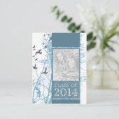 2014シルエット画面のクラス ポストカード (スタンド正面)