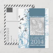 2014シルエット画面のクラス ポストカード (正面/裏面)