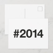 2014ハッシュタグ11誕生日記念日 ポストカード (正面/裏面)