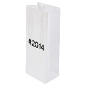 2014ハッシュタグ11誕生日記念日 ワインギフトバッグ (正面アングル)