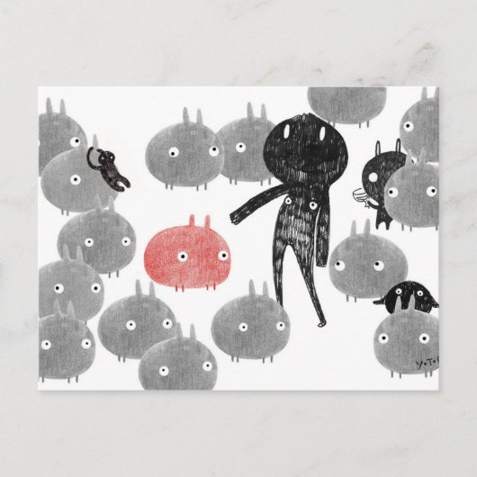 2014フレンドリー年のバンニーランド訪問 ポストカード (正面)