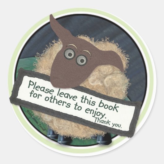 2014ブックカバーシール ラウンドシール (正面)