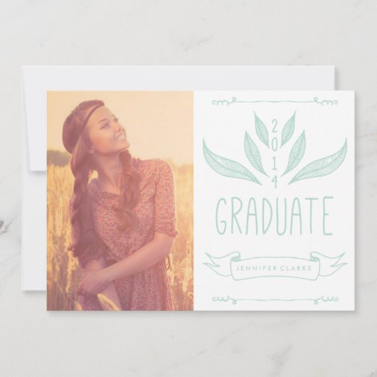 2014ミント卒業パーティー招待状 招待状 (正面)