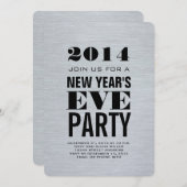 2014モダン年の大晦日銀行パーティー 招待状 (正面/裏面)