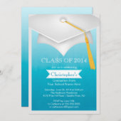 2014モダン年卒業パーティ招待状 招待状 (正面/裏面)