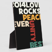 2014ラブロックピースアートプリント フォトプラーク (側面)