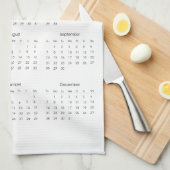 2014個のカレンダーのギフト キッチンタオル (四つ折り)