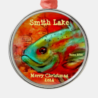 2014匹の魚のクリスマスのオーナメント"smith湖" メタルオーナメント