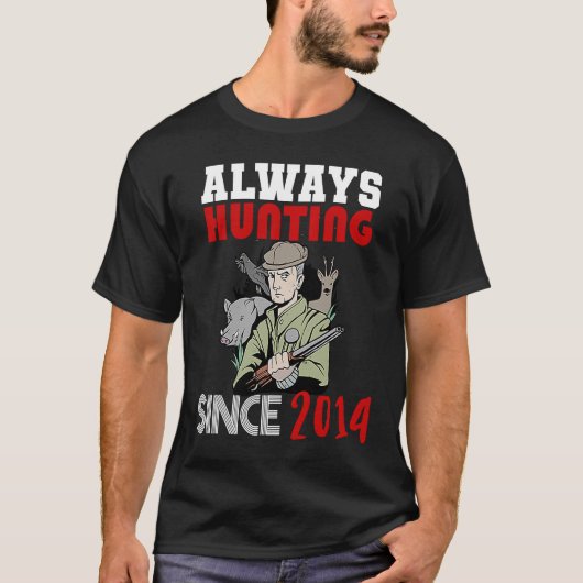 2014年から常に狩り Tシャツ (正面)
