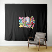 2014年から素敵 8歳誕生日ガール 8年 ユニコーン タペストリー (インサイチュ(横))