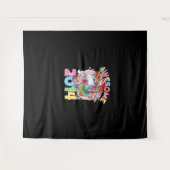 2014年から素敵 8歳誕生日ガール 8年 ユニコーン タペストリー (正面(横))