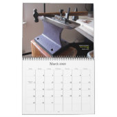 2014年のカスタムによって印刷されるカレンダーのためのWRABAの金敷 カレンダー (3月 2026)