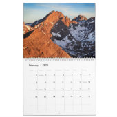 2014年のコロラド州14ers カレンダー (2月 2026)