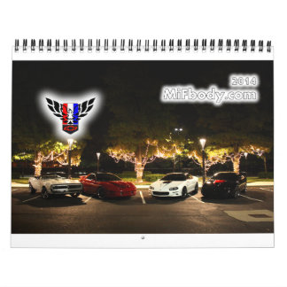 2014年のミシガン州FBodyのカレンダー(12か月) カレンダー