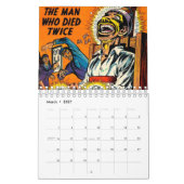 2014年のヴィンテージの恐怖漫画のカレンダー カレンダー (3月 2027)