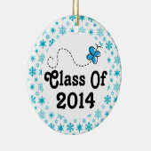 2014年の卒業のギフトのクリスマスのオーナメントのクラス セラミックオーナメント (右)