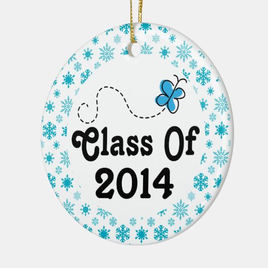 2014年の卒業のギフトのクリスマスのオーナメントのクラス セラミックオーナメント (左)