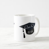 2014年の卒業の帽子のクラス コーヒーマグカップ (正面右)