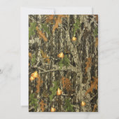 2014年の卒業の招待状の迷彩柄のクラス 招待状 (裏面)