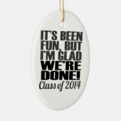 2014年の卒業生クラスのおもしろいだ セラミックオーナメント (右)