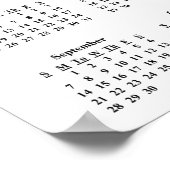 2014年の民主的なカレンダー障害 ポスター (角)