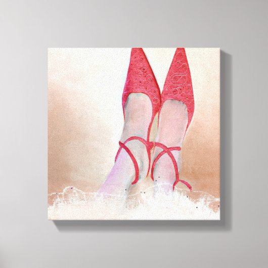 2014年の自宅のような場所はない キャンバスプリント (正面)