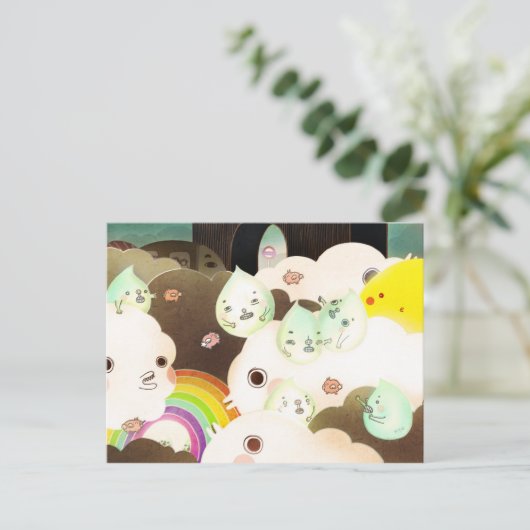 2014年の英国の古き良き天気 ポストカード (スタンド正面)