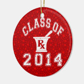 2014年の薬学のクラス セラミックオーナメント (左)