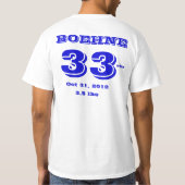 2014年のBoehne Tシャツ (裏面)