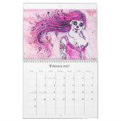 2014年のDay of the Dead 2014 calendar by Renee Lavoi カレンダー (2月 2027)