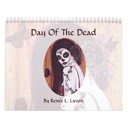 2014年のDay of the Dead 2014 calendar by Renee Lavoi カレンダー (カバー)