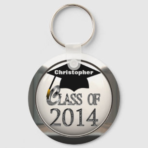 2014年のKeychainの銀製のクラス キーホルダー