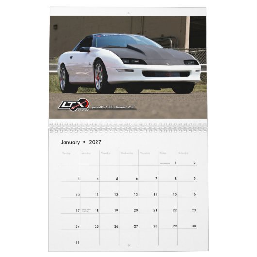 2014年のLTxTech.comのカレンダー カレンダー (1月 2027)