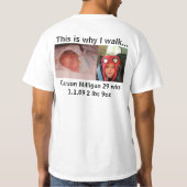 2014年のMilligan Tシャツ (裏面)