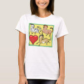 2014年のMinkModeの春のコレクション: 心のふれ合い Tシャツ (正面)