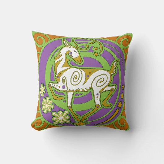 2014年のMinkMode RunedeerTMの休日の枕 クッション (正面)