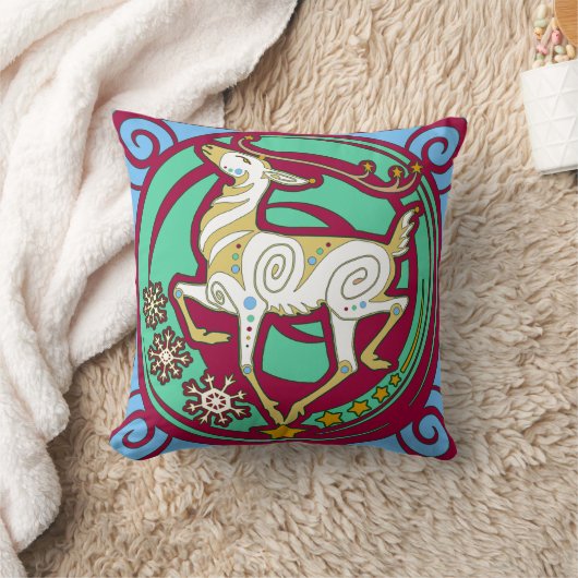 2014年のMinkMode RunedeerTMの休日の枕 クッション (ブランケット)