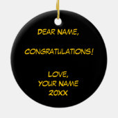 2014年のRNのクラス セラミックオーナメント (裏面)