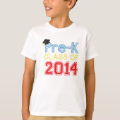 2014年のTシャツの前幼稚園のクラス Tシャツ (正面)