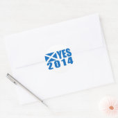 2014年インディペンデントYES ラウンドシール (封筒)