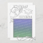 2014年エレガント卒業発表 招待状 (正面/裏面)