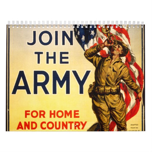 2014年クラシック陸軍採用暦 カレンダー (カバー)